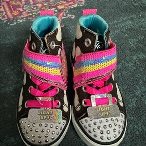 Brand new size 7 Twinkle Toes kids Light-Up High-Top Sneakers